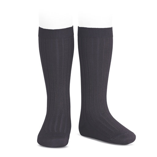 Condor Ribbed Cotton Knee Sock 257 Carbon - 2016/2