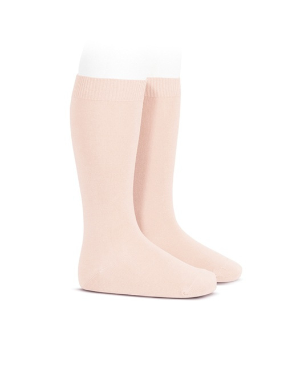 Condor Flat Cotton Knee Socks 674 Nude