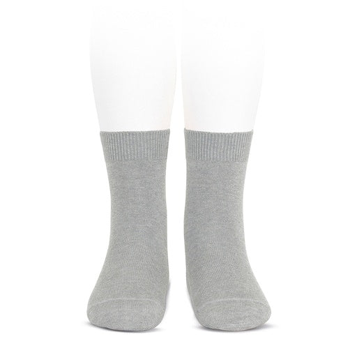 Condor Flat Cotton Crew Socks 221 Aluminum