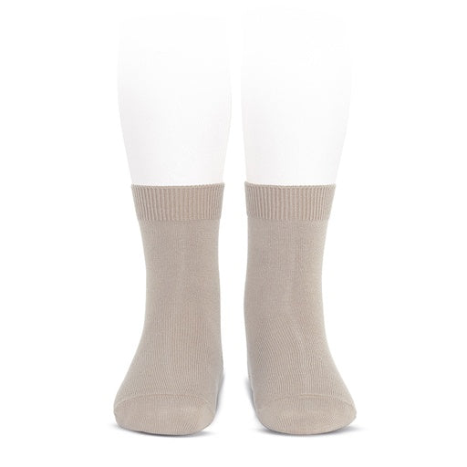 Condor Flat Cotton Crew Socks 334 Stone - 2019/4
