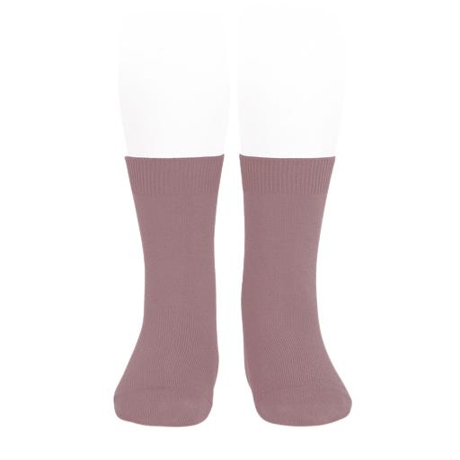 Condor Flat Cotton Crew Socks 174 Iris