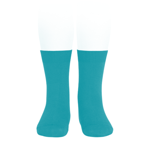 Condor Flat Cotton Crew Socks 463 Capri