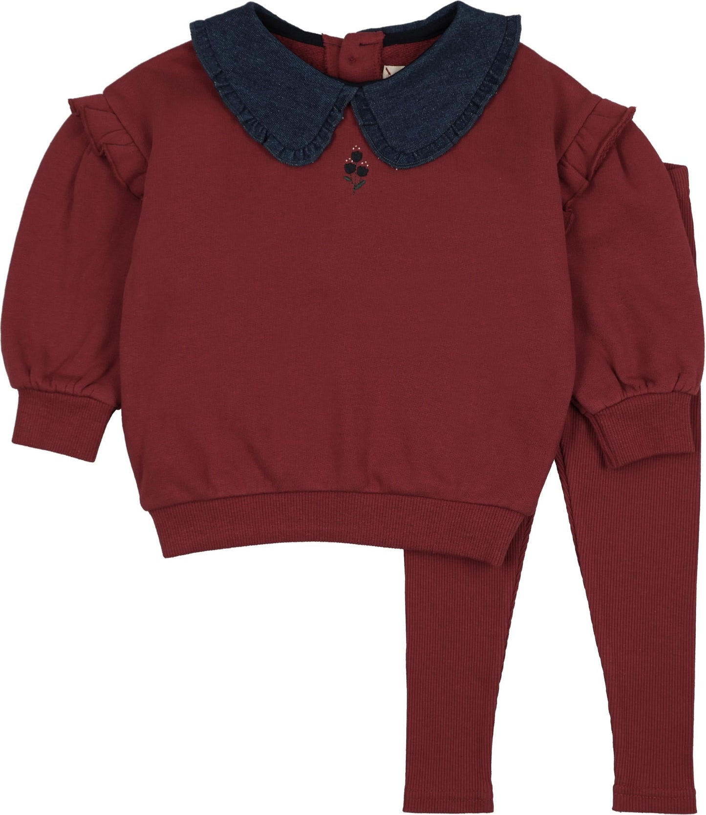 Analogie Sweet Campaign Toddler Ruffle Sweatshirt Set - AF26TS111