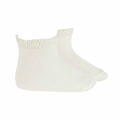 Condor Crew Sock W/Crochet Lace - 2362/4