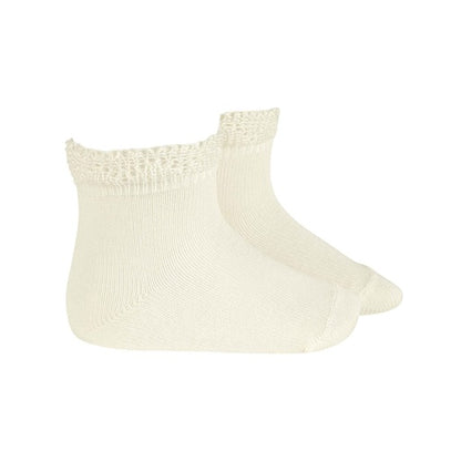 Condor Crew Sock W/Crochet Lace - 2362/4