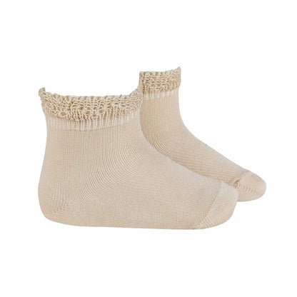 Condor Crew Sock W/Crochet Lace - 2362/4