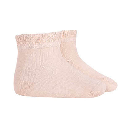 Condor Crew Sock W/Crochet Lace - 2362/4