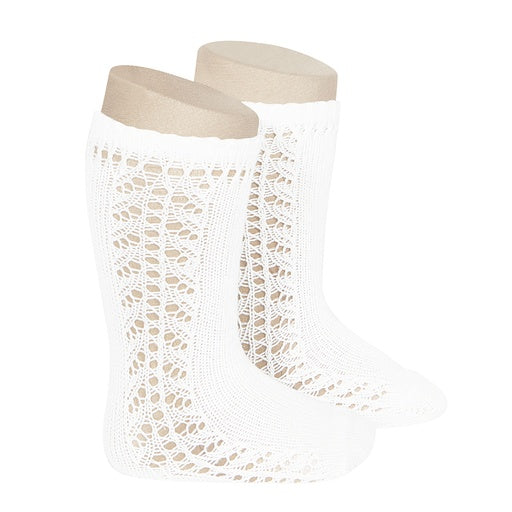 Condor Side Crochet Knee Sock