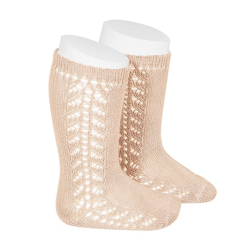 Condor Side Crochet Knee Sock