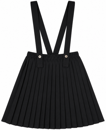 Analogie Knife Pleated Suspender Skirt - AF26S829