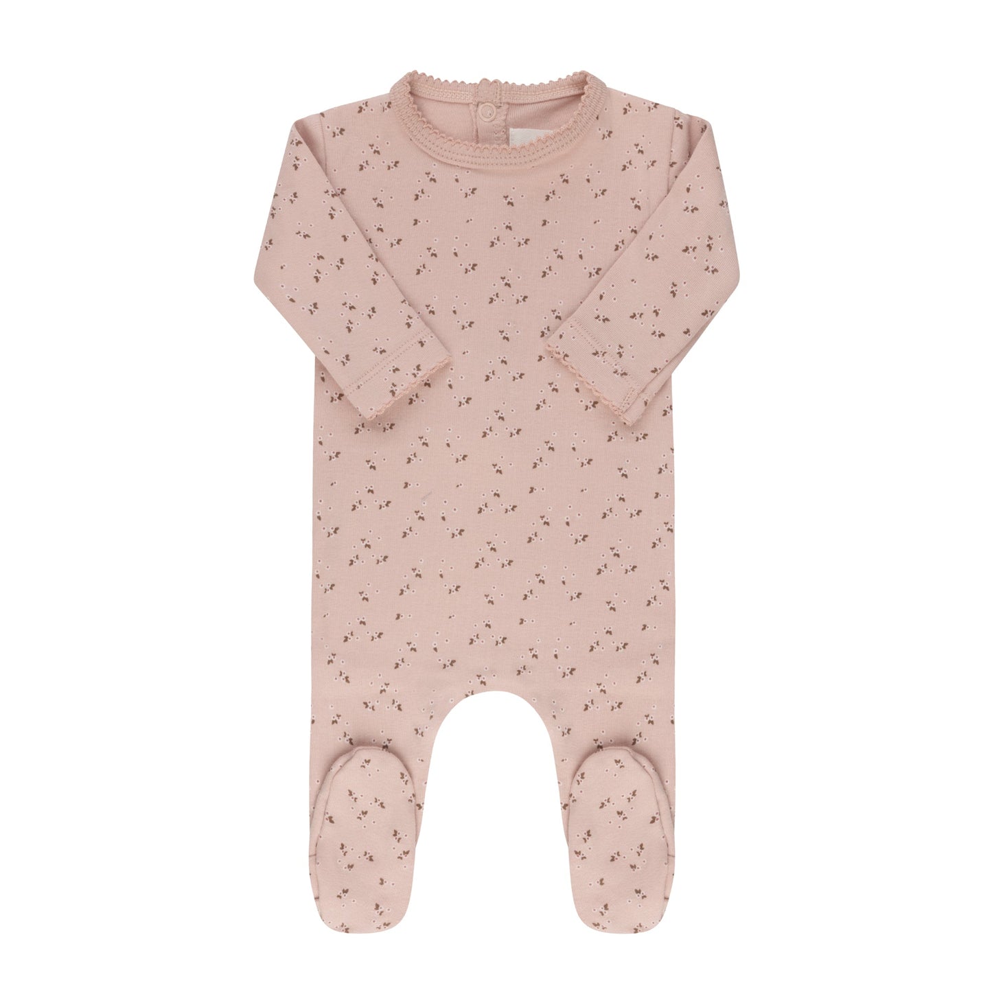 Aurora Floral Leaf Footie - AAW26-0085