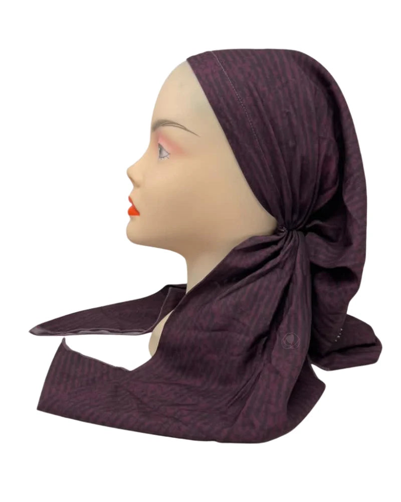 Lizi Israeli Bandana Wine Paisley - IB-BX-26613