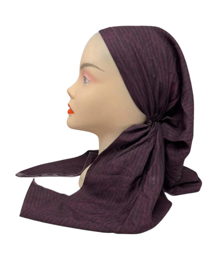 Lizi Israeli Bandana Wine Paisley - IB-BX-26613