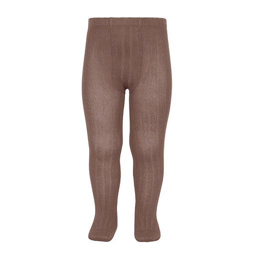Condor Ribbed Cotton Tights 314 Praline- 32016/1