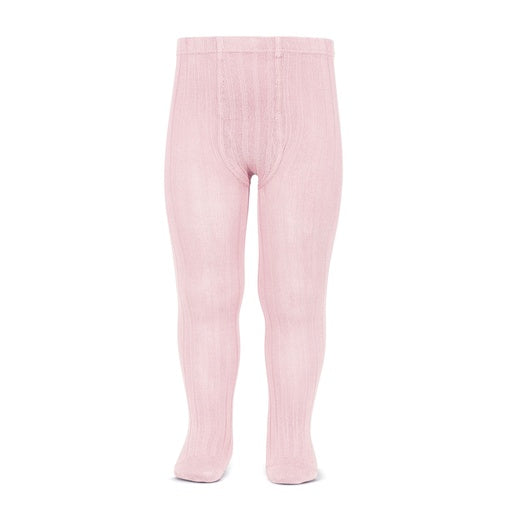 Condor Ribbed Cotton Tights 506 Pink - 32016/1