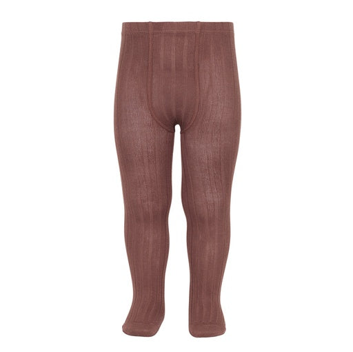 Condor Ribbed Cotton Tights 599 Marsala - 32016/1