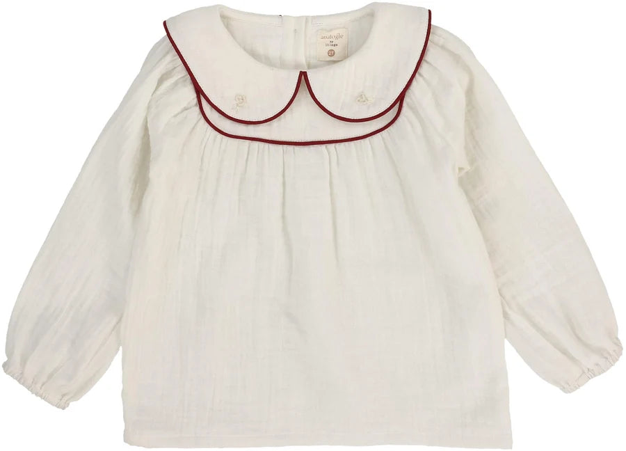 Analogie Girls Embroidered Shirt - AF26T712