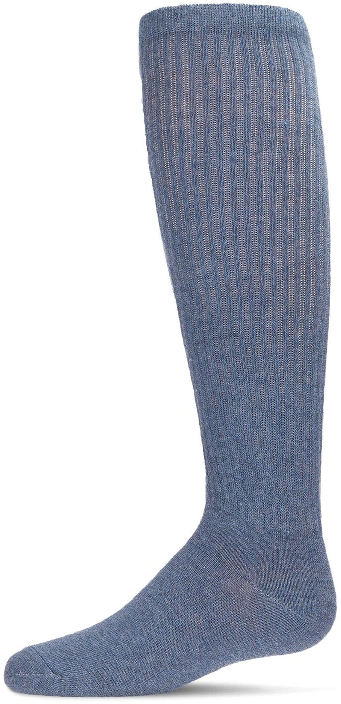Spot-On Girls Athletic Ribbed Cotton Blend Knee High Sock - Sp-1040