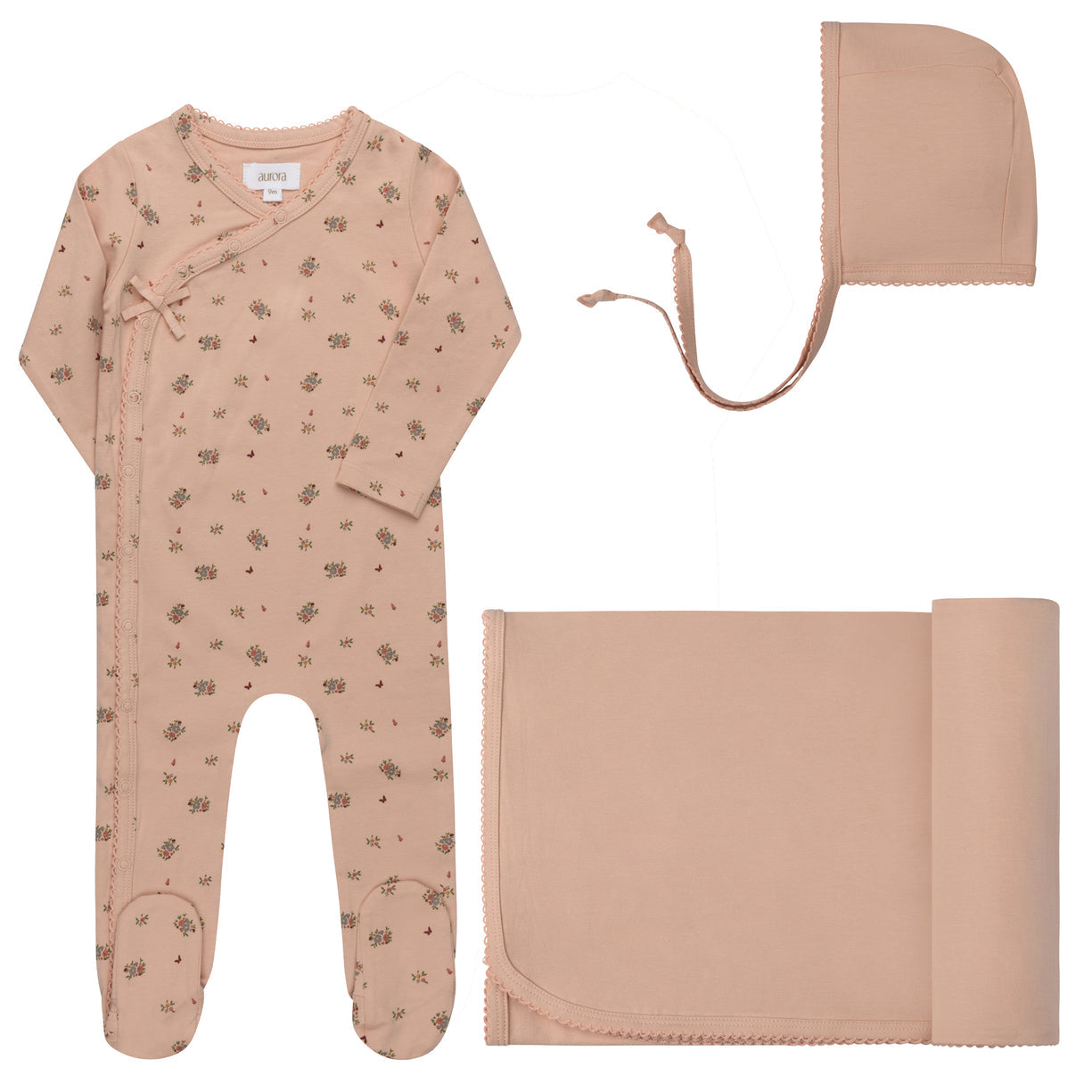 Aurora Jersey Cotton Floral Print Collection Take Me Home Set - ASS26-0064-GBG