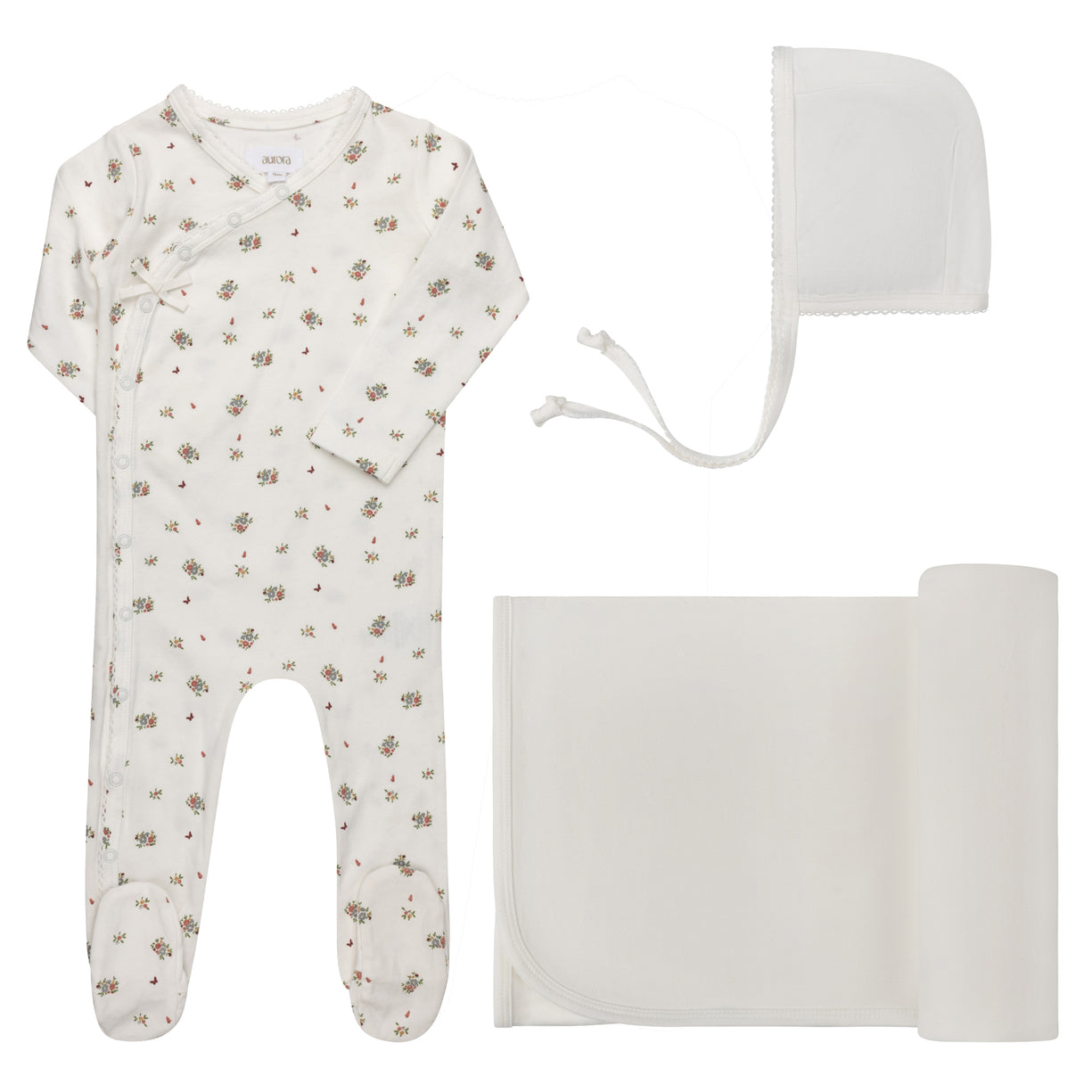 Aurora Jersey Cotton Floral Print Collection Take Me Home Set - ASS26-0063-GBG