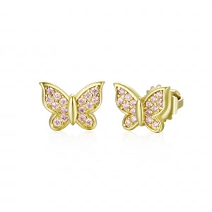 Delino Gold Plated Surgical - Butterfly Screw Back - 3EPS4913-SU-GD