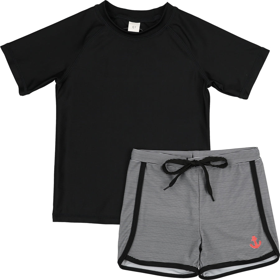 Bopop Pinstripe Anchor Swim Set - PL787