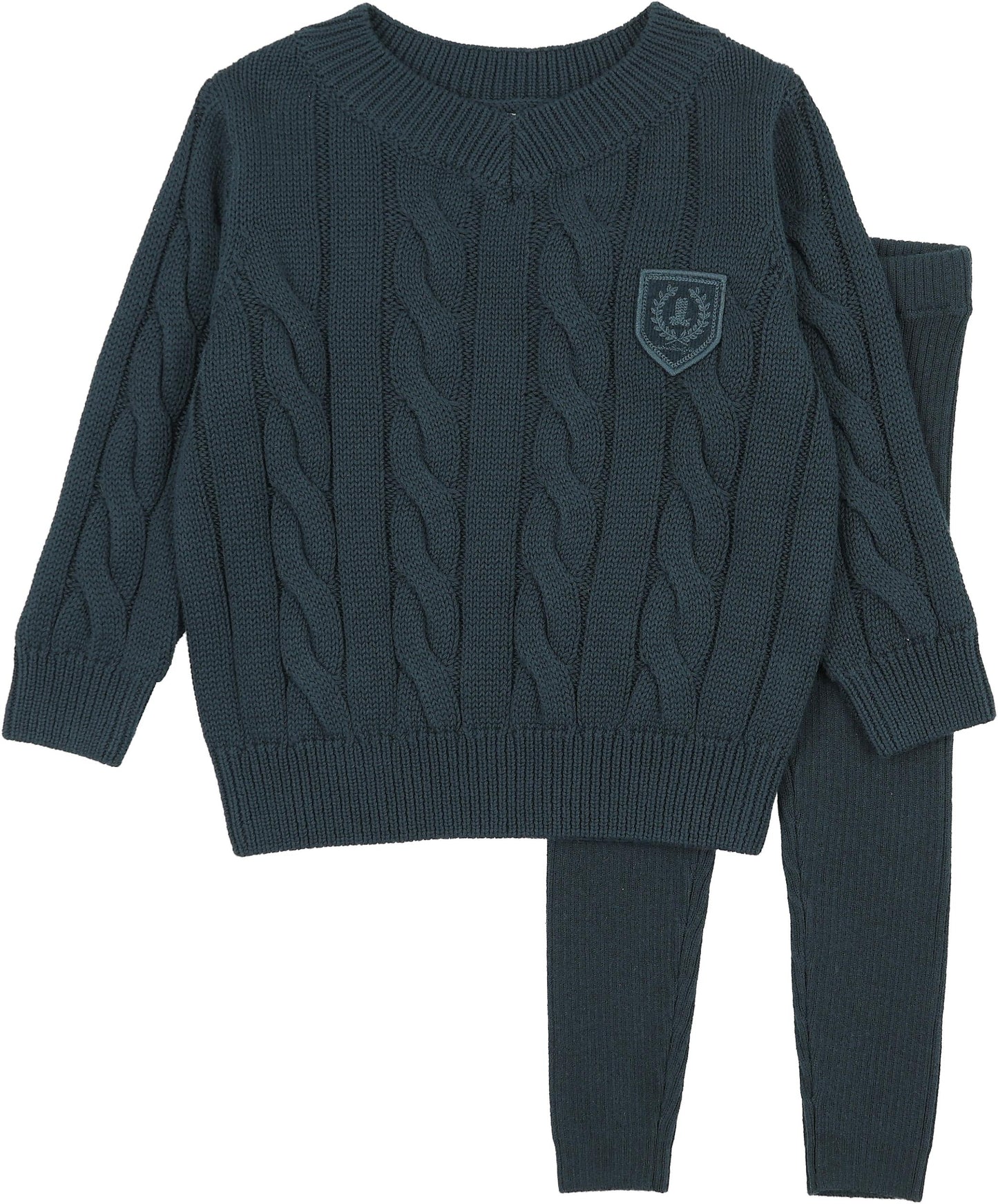 Analogie Chunky Cable Knit Toddler Set - AF26TS108