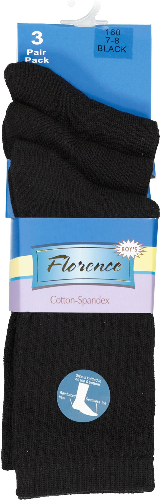 Florence Ankle Sock Cotton Spendex 3Pk - 120