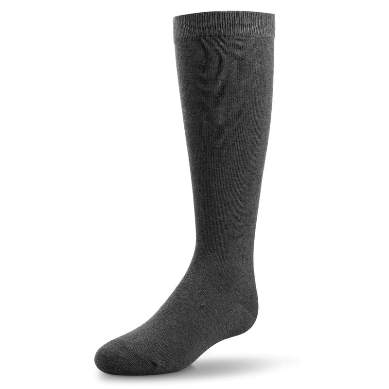 Zubii Flat Cotton Knee High 285 Midnight Grey - 705