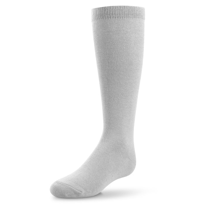 Zubii Flat Cotton Knee High 86 Silver Gray - 705