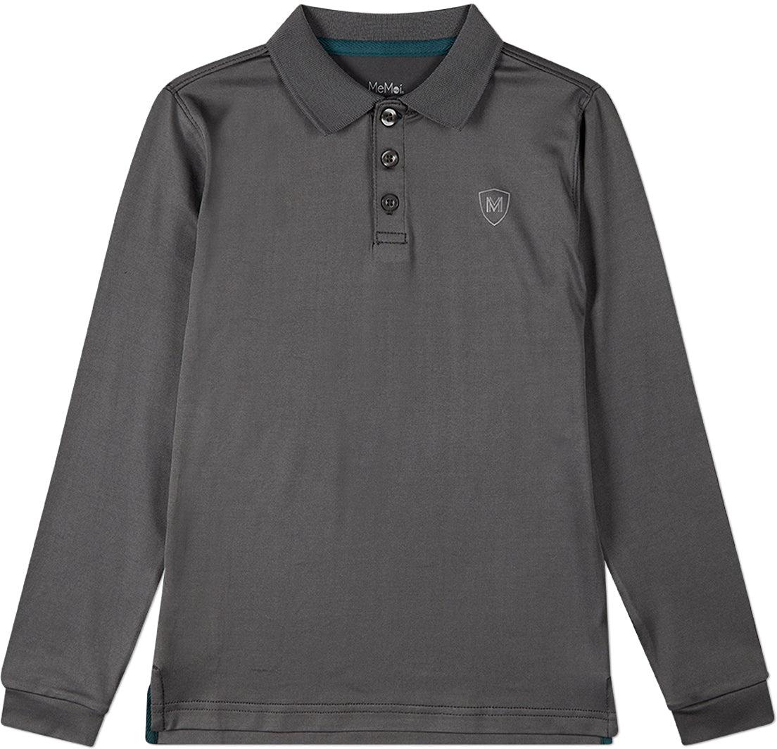 Memoi Boys Long Sleeve Polo Shirt - Mbp-001