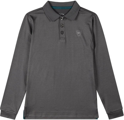 Memoi Boys Long Sleeve Polo Shirt - Mbp-001