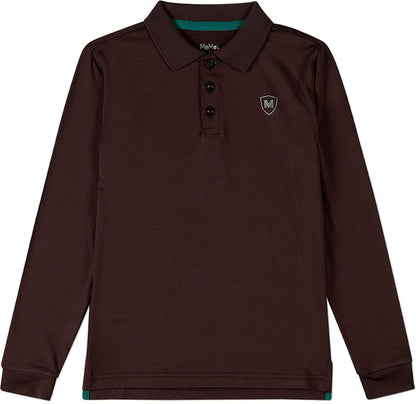 Memoi Boys Long Sleeve Polo Shirt - Mbp-001
