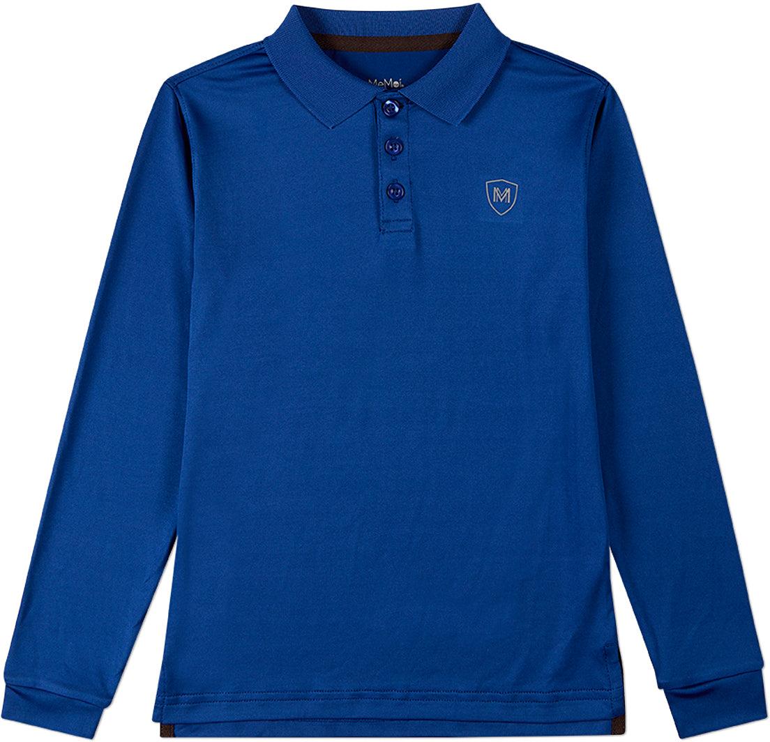 Memoi Boys Long Sleeve Polo Shirt - Mbp-001