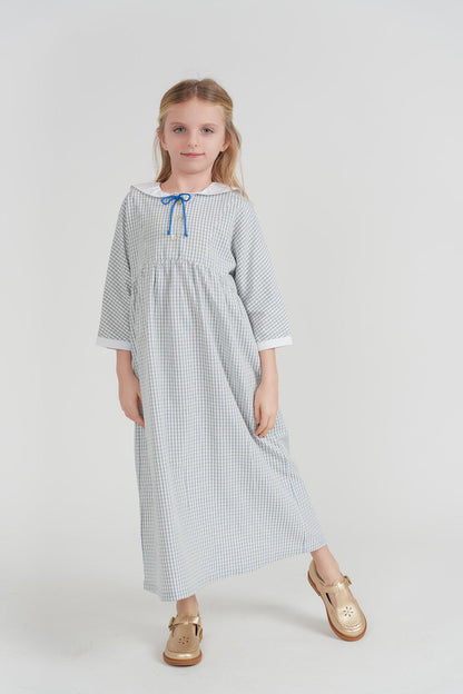 Lola Maxi Dress With Sailor Collar - SB6CP7411