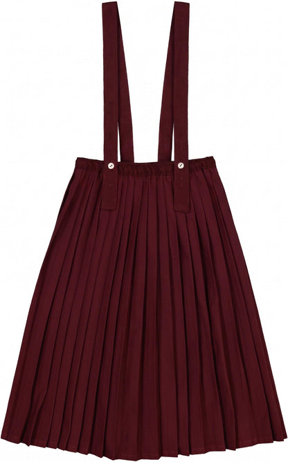 Analogie Knife Pleated Suspender Skirt - AF26S829