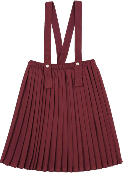 Analogie Knife Pleated Suspender Skirt - AF26S829