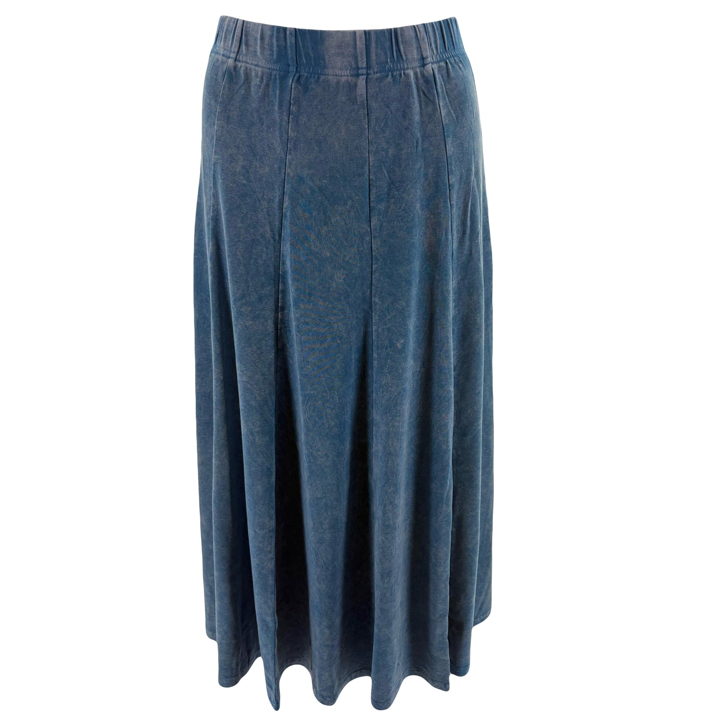 Sage Ladies Stonewash Panel Midi Skirt - Bv-2602m