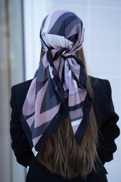 The Scarf Bar Inspired Square Headscarf - EP-TSB