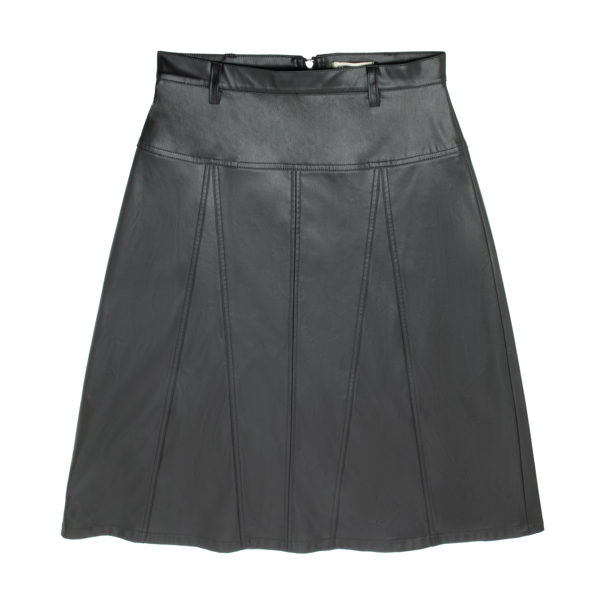 Crew Basics Alexa Leather Midi Skirt - AL3053