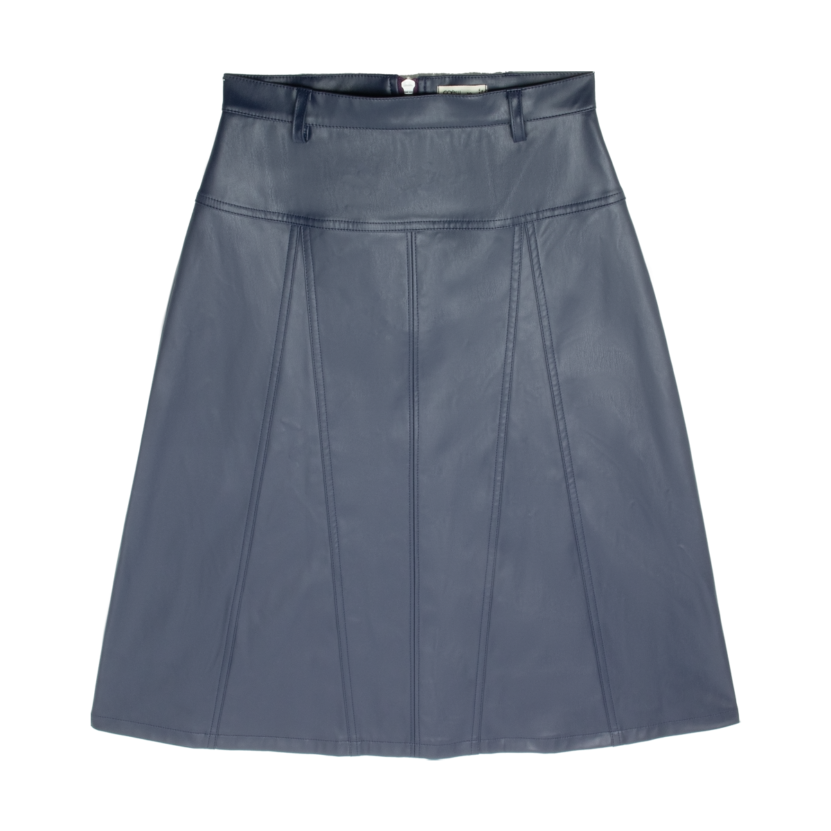 Crew Basics Alexa Leather Midi Skirt - AL3053