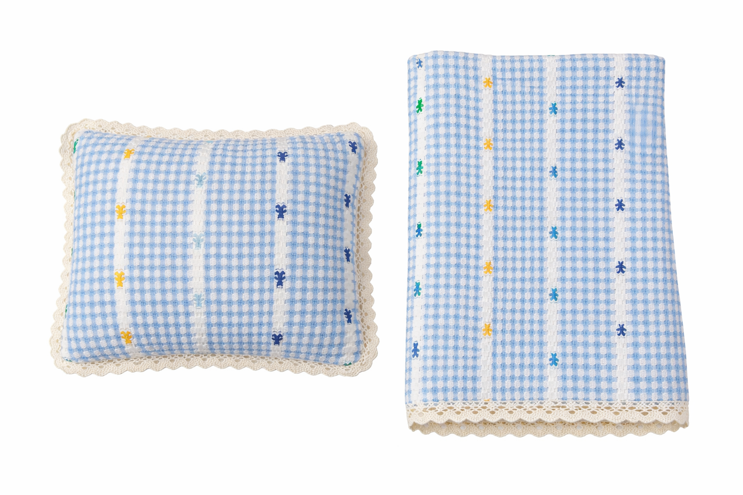 Bebe Bella Knit Blanket & Pillow Set - ASCY2960BLB