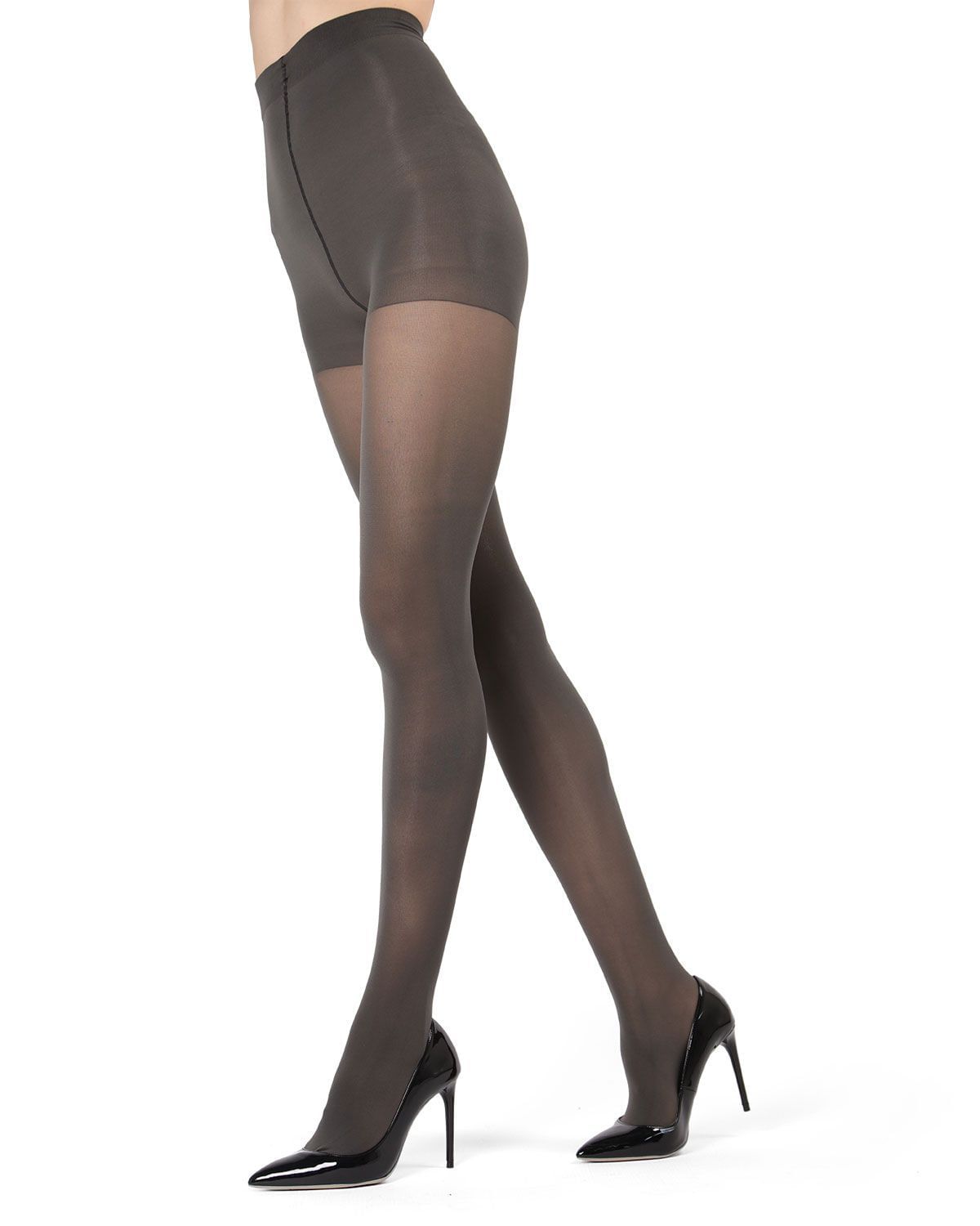 Melas Womens Melas Microfiber Opaque Control Top Tights