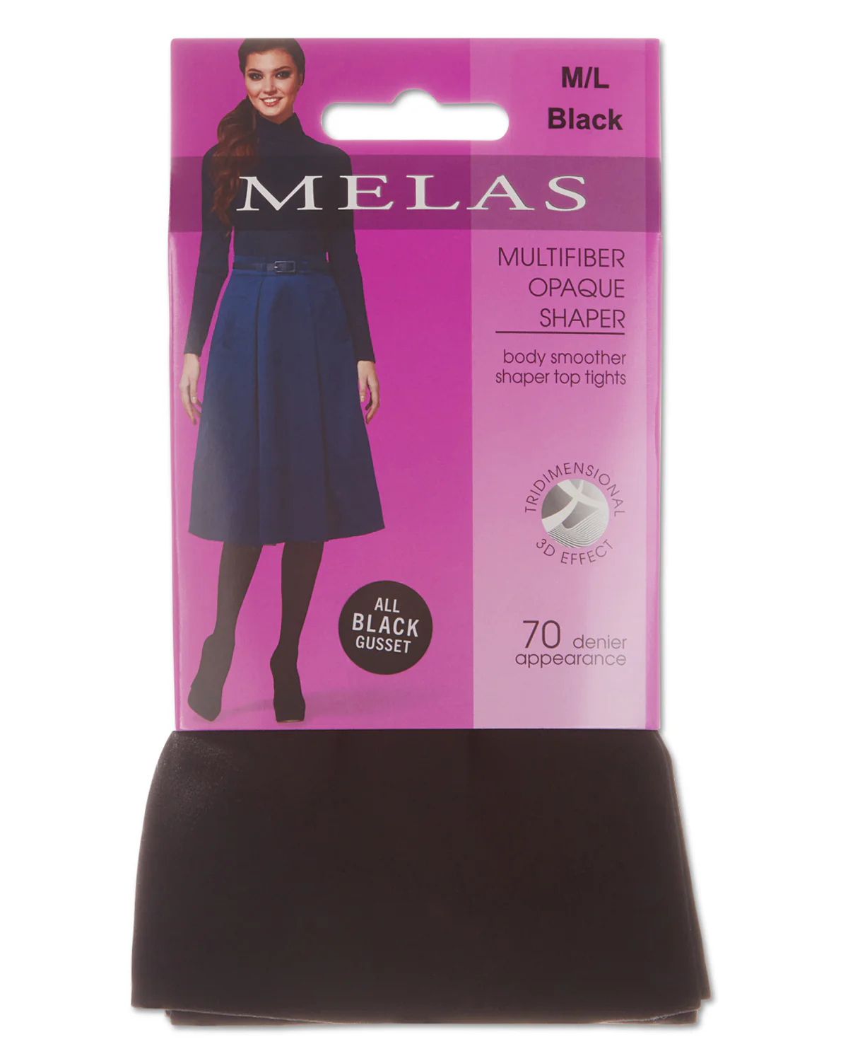 Melas Womens Multi Fiber Body Smoother Shaper Top Tights - At-716