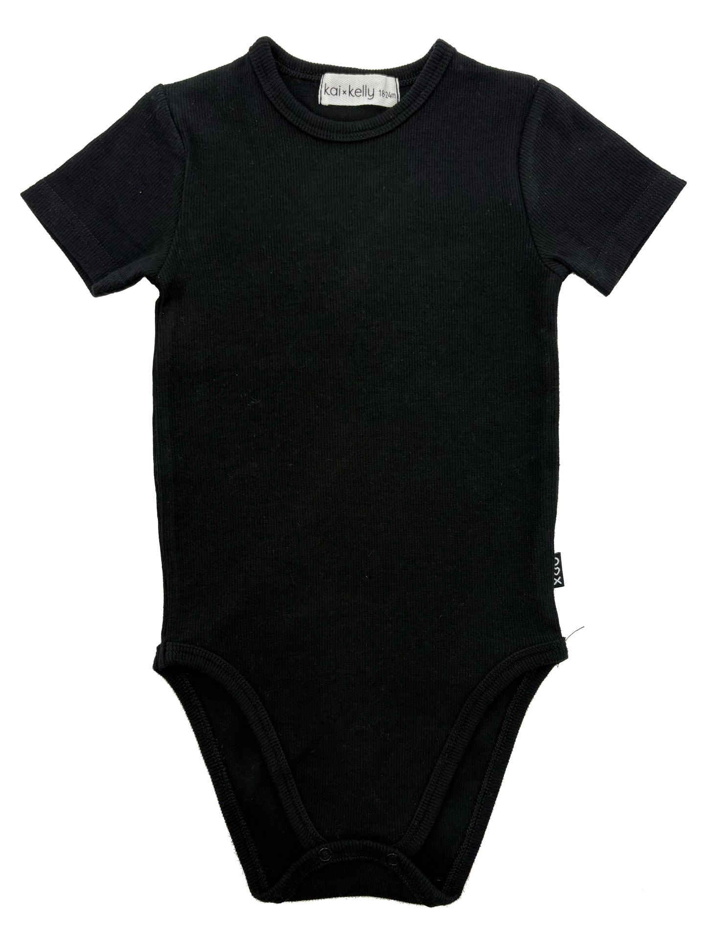 Kai & Kelly Ss Rib Onesie - B1013