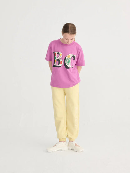 Bobo Choses Spring Letters Short Sleeve Tee - B126AC007