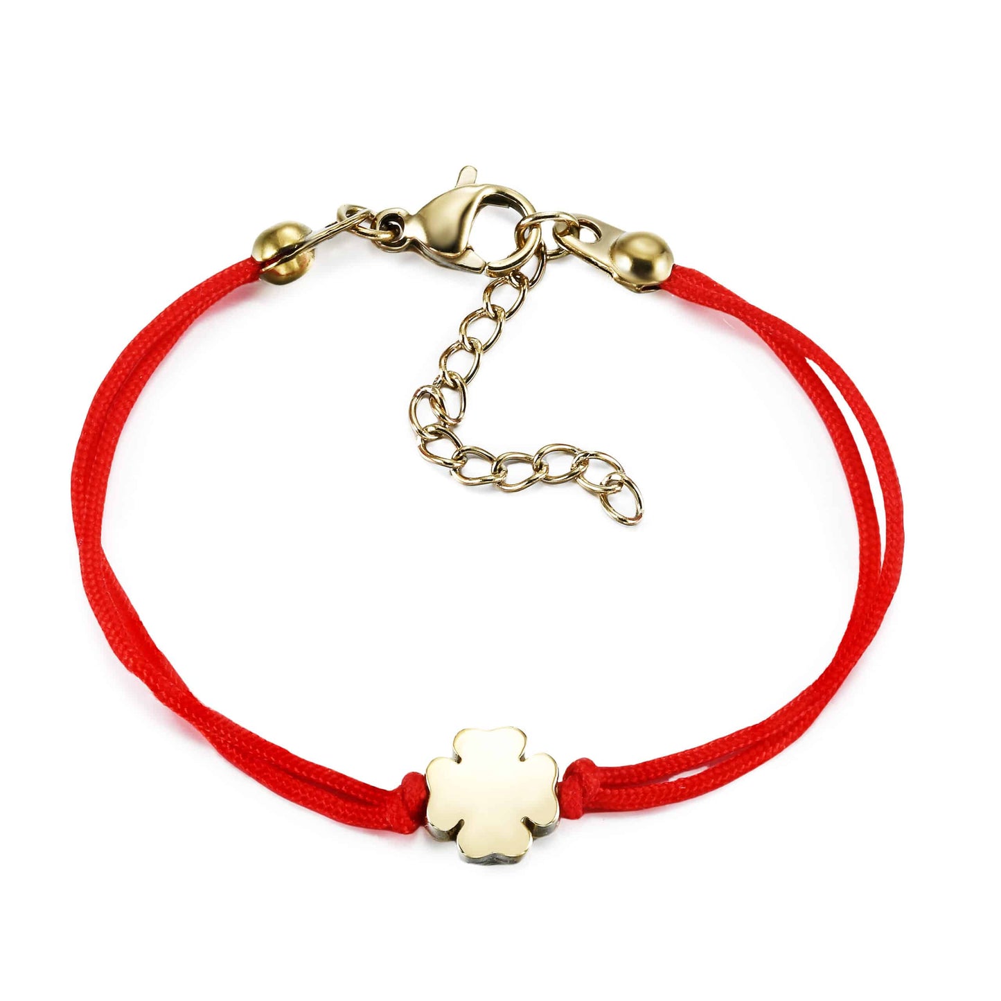 Cameo 3D Clover String Bracelet - B1376