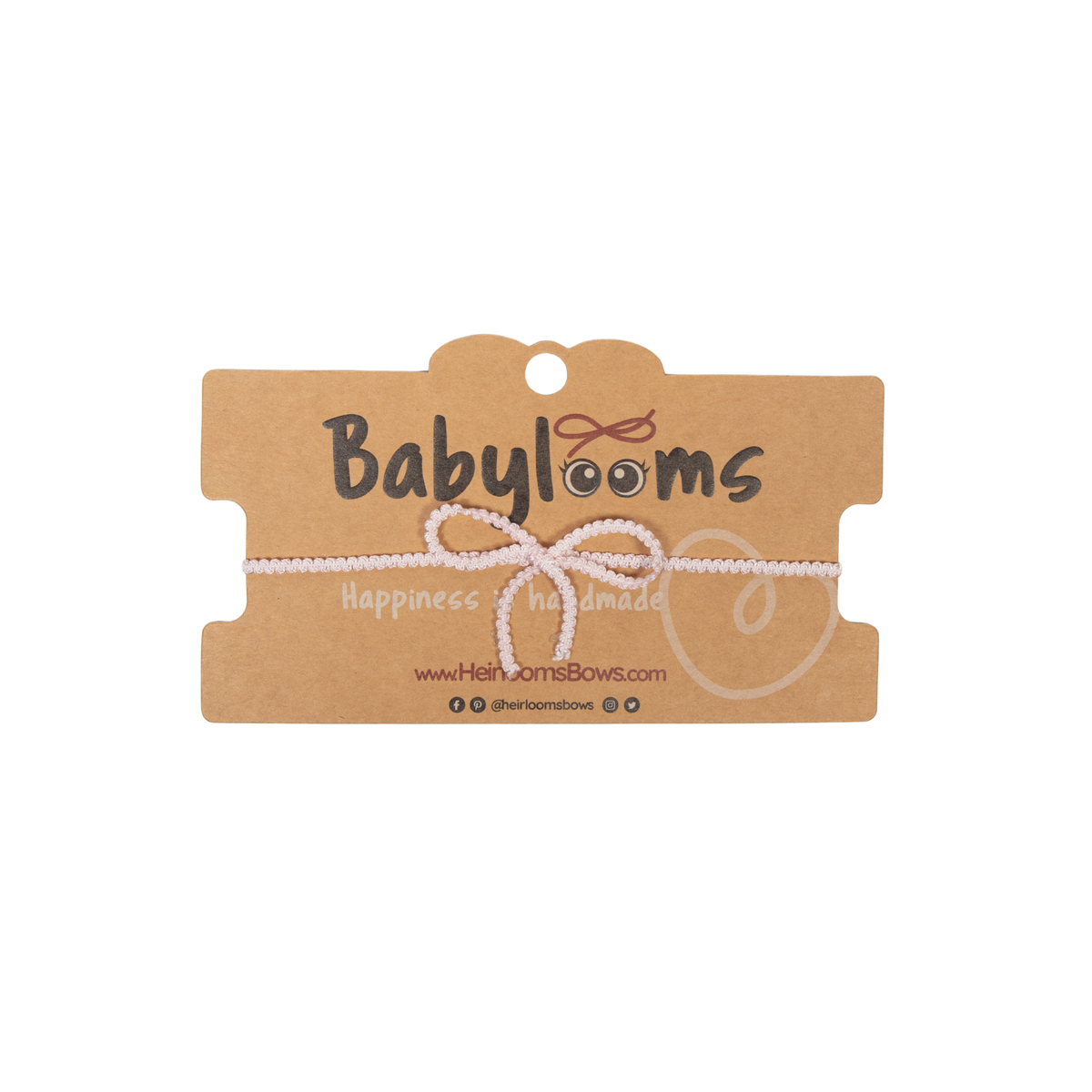 Heirlooms Baby Bands - Ric Rac Bow - B1722