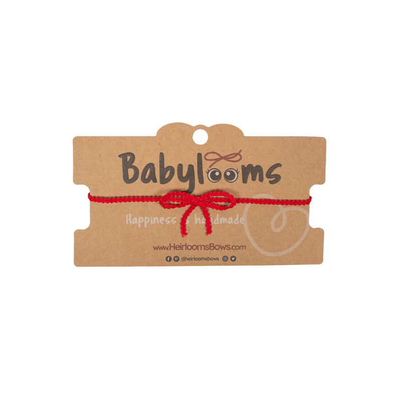 Heirlooms Baby Bands - Ric Rac Bow - B1722
