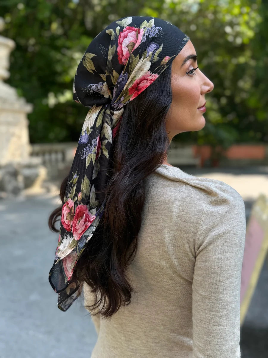 The Scarf Bar Victorian Garden Headscarf - TSB-14-AW26